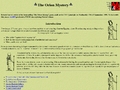 The Orion Mystery