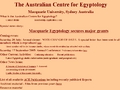 The Australian Centre for Egyptology