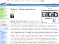 MSN Learning & Research Plus: Mubarak, (Muhammad) Hosni