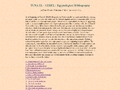 Tuna El-Gebel: Egyptological Bibliography