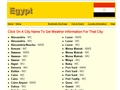 WeatherHub - Egypt